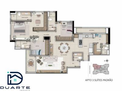 Apartamento em Residencial Capri-2